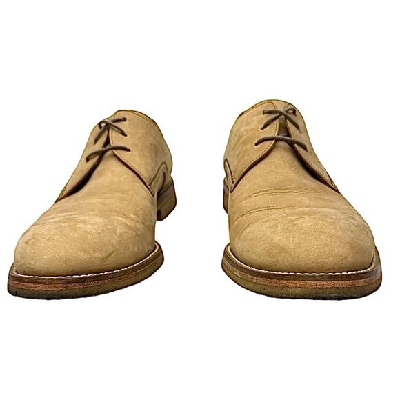 Monte Rosso Men's Plain toe Leather Oxford Shoes Size 10 Medium Made Italy Used - Picture 7 of 8